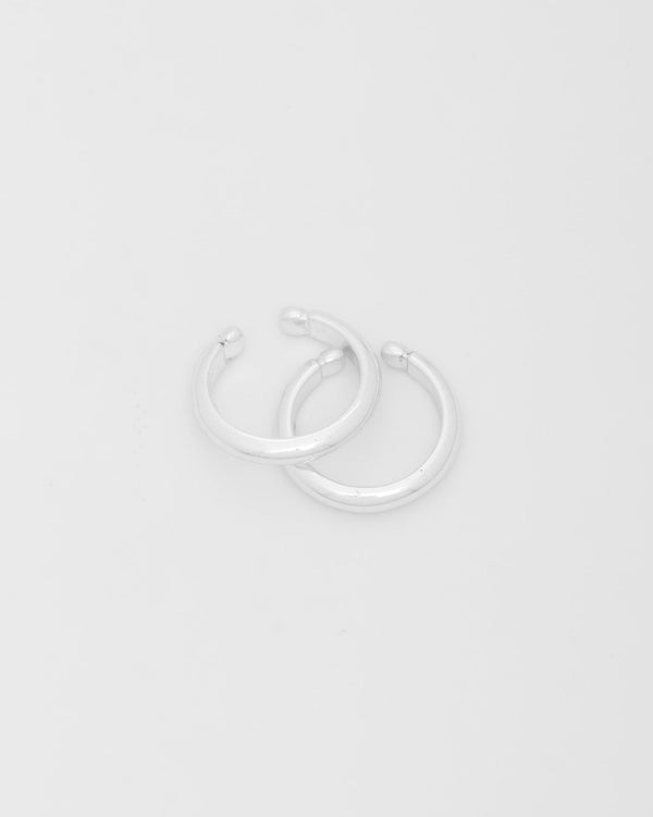 Set X2 Earcuff Delgado Plata