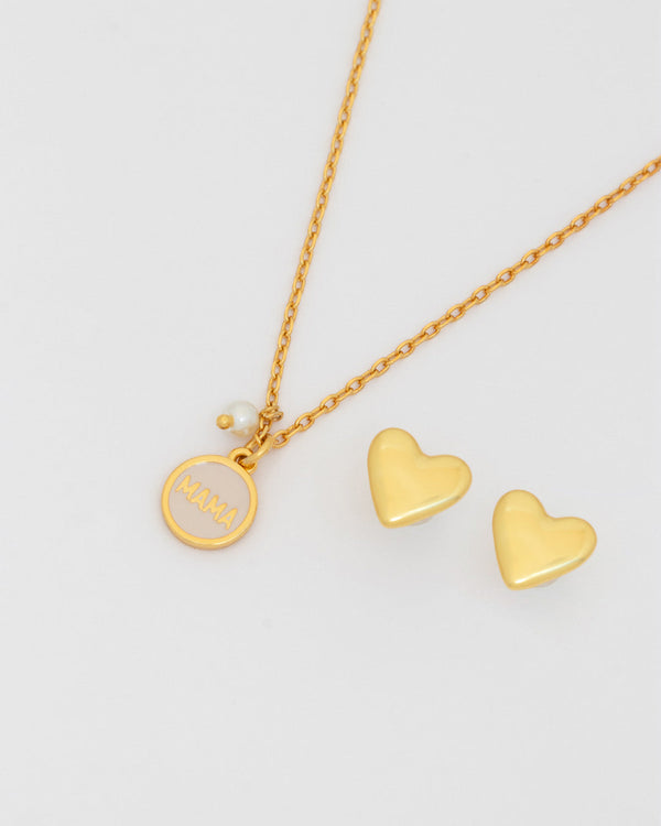 Collar Mamá + Aretes