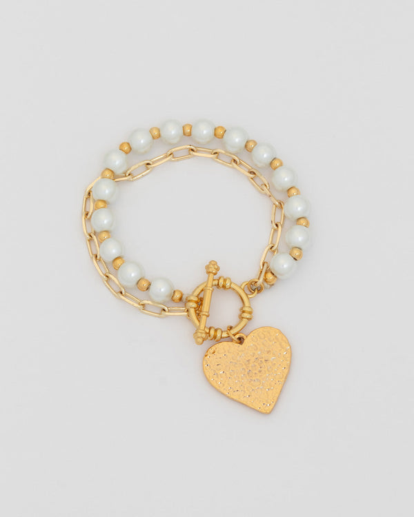 Pulsera Broche Perlas