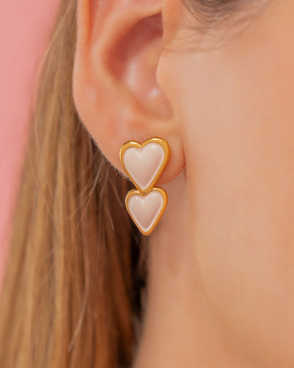 Aretes Corazón Duo