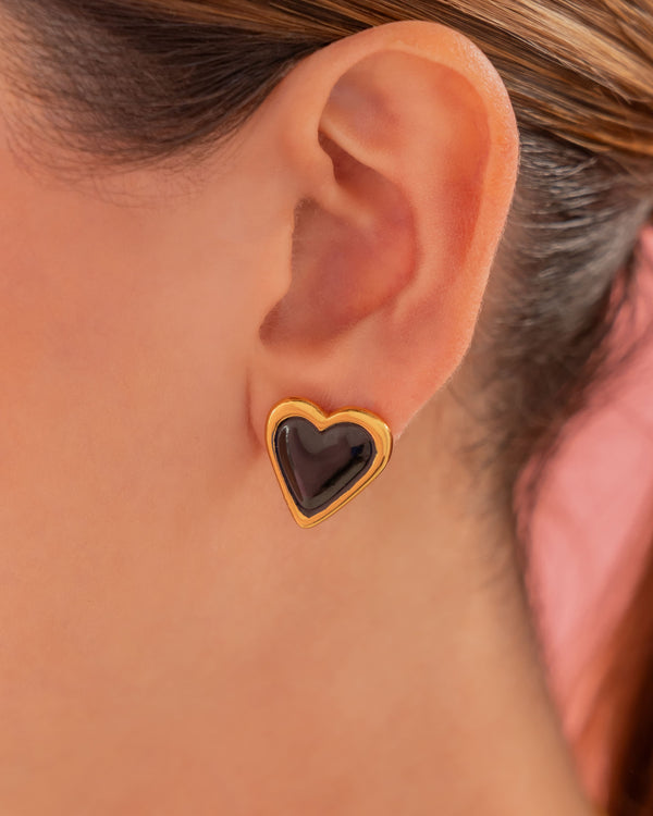 Aretes Corazón Plano