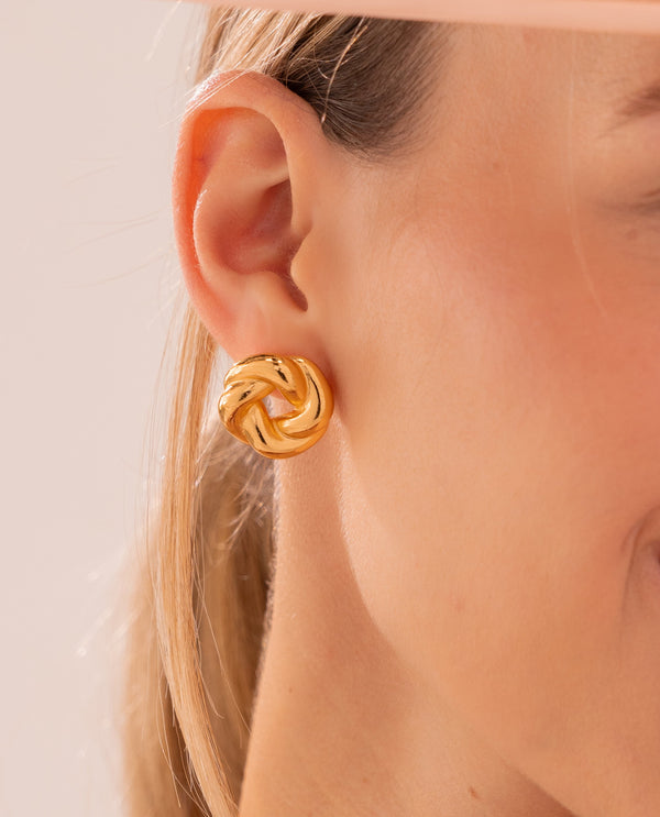 Aretes Enlazado Bold
