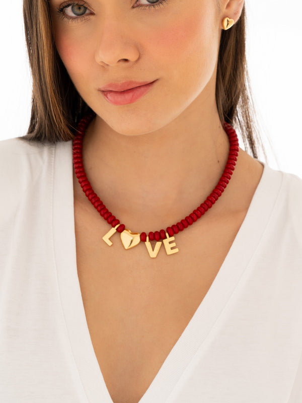 Collar Letras Love By Jose y Cami